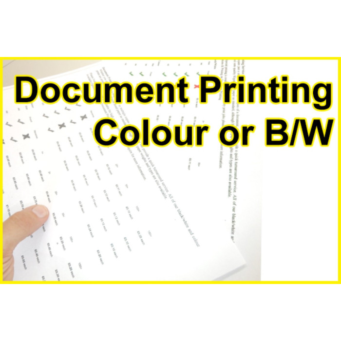 Document Printing, Binding
