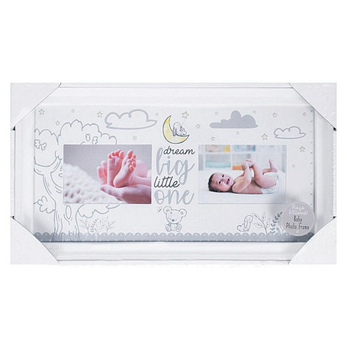 Baby Twin-photo frame "Dream Big Little One" 