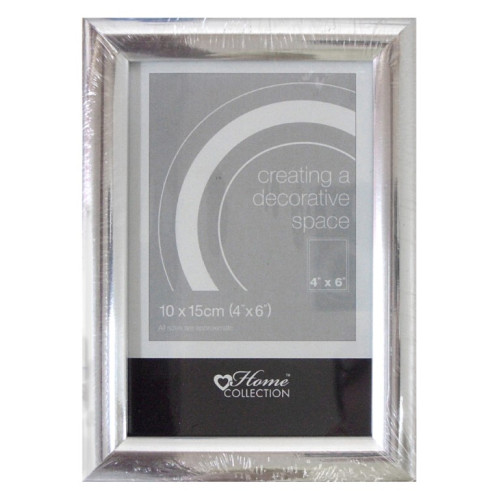 4x6" Silver Photo Frame